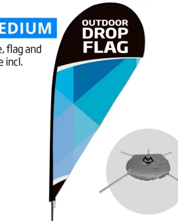 Beachflag    Outdoor   Drop   Flag    Medium   Inkl    Flag   Og   Cross   Flag   Base
