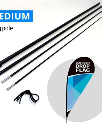 Beachflag    Outdoor   Drop   Flag    Medium   Stangsystem