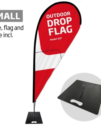 Beachflag    Outdoor   Drop   Flag    Small    Inkl    Flag   Og   Black   Flag   Base