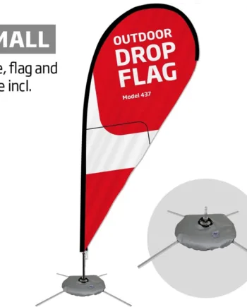 Beachflag    Outdoor   Drop   Flag    Small    Inkl    Flag   Og   Cross   Flag   Base