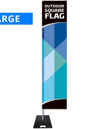 Beachflag    Outdoor   Square    Large    Inkl    Flag   Og   Black   Flag   Base