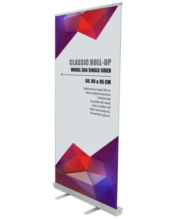 Classic   Roll - Up    Sølv    Enkeltsidet    Inkl    Banner   Og   Print