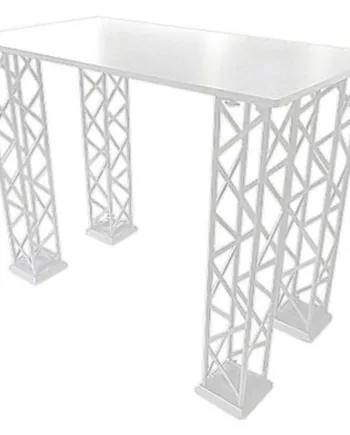 Crown Truss Counter Rectangle 95x65cm White