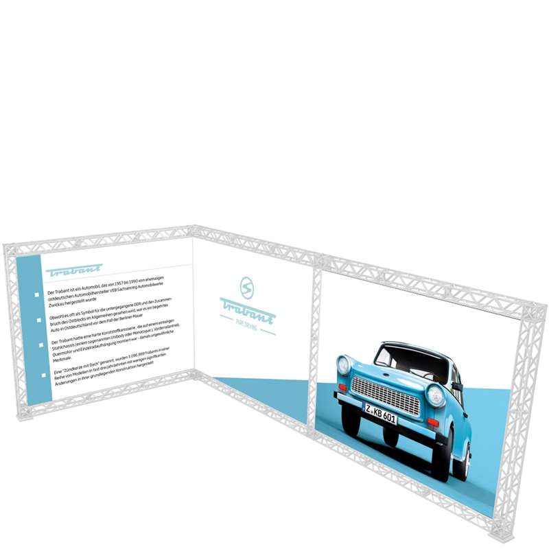 Crown Truss 10 -form Hvid