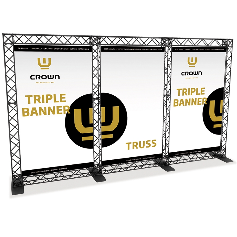 Crown Truss 15 Sort Triple Væg