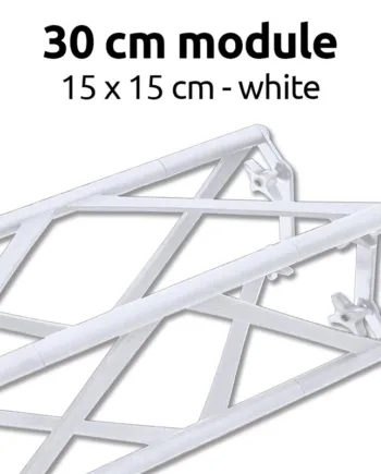 Crown Truss 15   15 Modul  Hvid  30 Cm