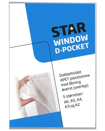 D - Lomme   Akrylholder    Vertikal    Med   Tape