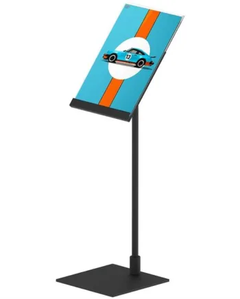 Design   Stand    Bordskilt   Med   Skrå   Vertikal   Akrylholder    A5