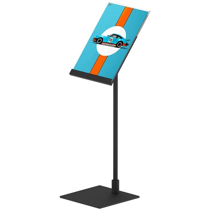 Design Stand Bordskilt Med Skrå Vertikal Akrylholder A5