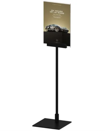 Design   Stand    Bordskilt   Med   Vertikal   Akrylholder    A5