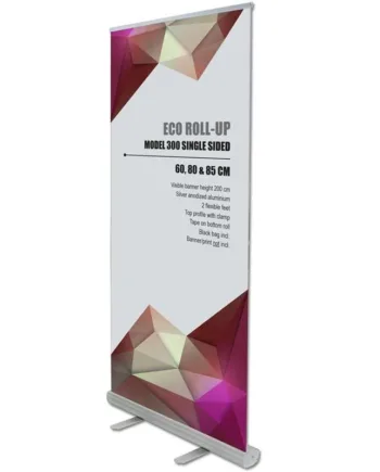 Eco   Roll - Up    Enkeltsidet    Inkl    Taske    Banner   Og   Print