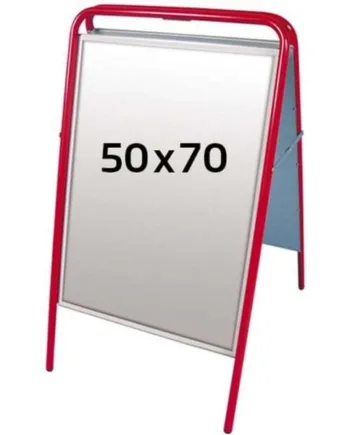 Expo   Sign   Gadeskilt    50   X   70   Cm    Rød