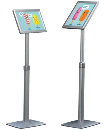 Flex   Infostander    Justerbar    Sølv