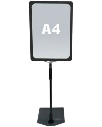Flex   Stander   Med   Sort   Plastramme    A4