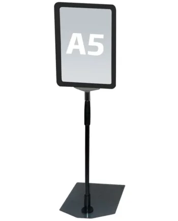 Flex   Stander   Med   Sort   Plastramme    A5