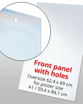 Frontplade   Med   Huller   Til   Wind - Line   Basic   Gadeskilt    62       X   89   Cm