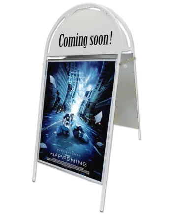 Gotik   Budget   Gadeskilt   Med   Logoplade    50   X   70   Cm    Hvid