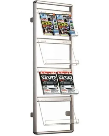 Info   Line   Wall   Brochureholder   Til   Væg   8xa4   21x29       Cm