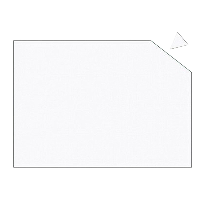 Magnetark Med 49 Stk Hvide Trekant - Magneter X X Cm