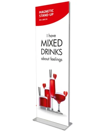 Magnetic   Stand - Up    Bannerstander    60   X   180   Cm