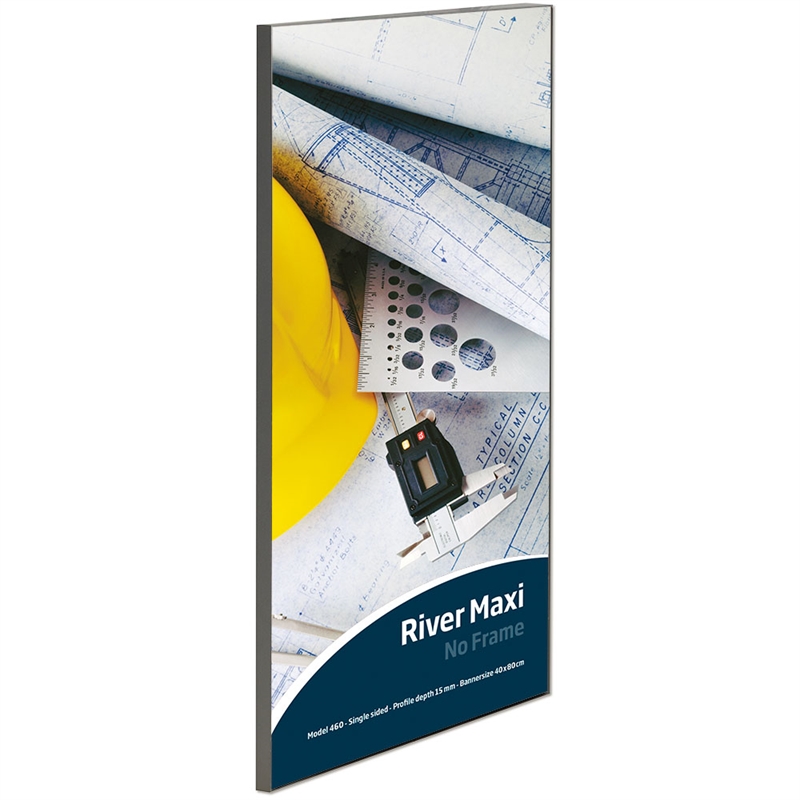 Maxiframe River Enkeltsidet Bannerramme 50 X 70 Cm