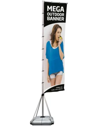 Mega   Outdoor   Flag            Meter   Flagstang   Med   Fod    Inkl    Flag