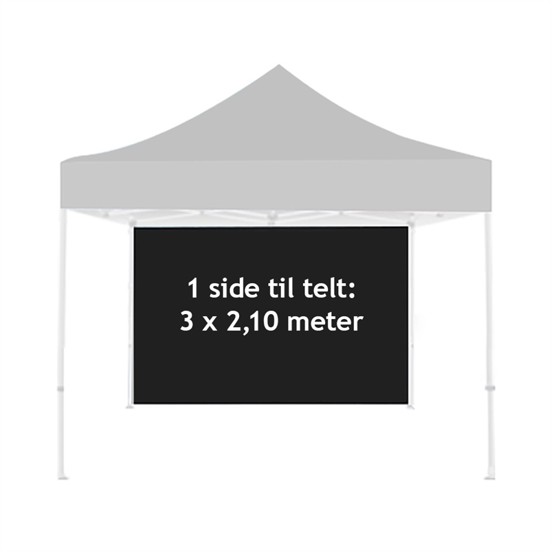 Meter Side Til Event Tent Lux X M Telt Ikke Inkl