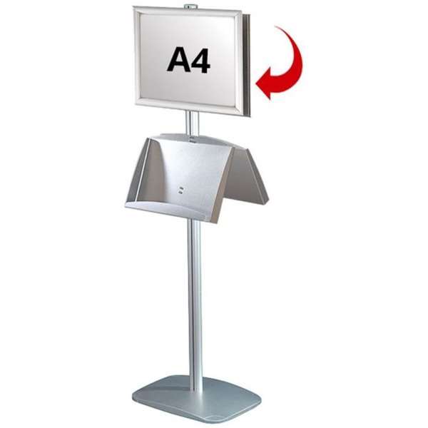 Mini Multi Stander Dobbeltsidet Med Stk A4 Klaprammer A3 Hylder