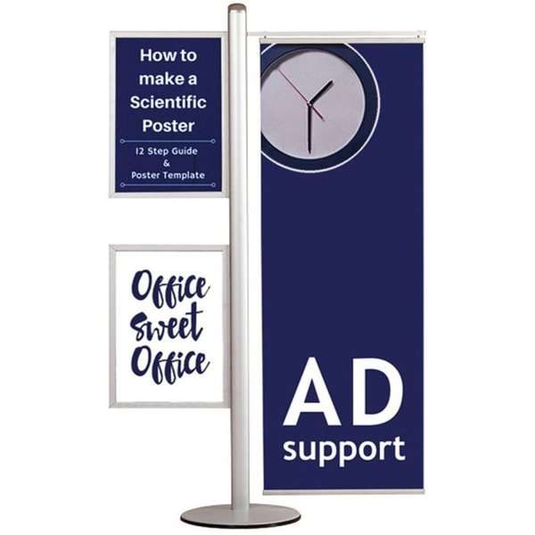 Multistand 16 Dobbeltsidet Med Stk A2 Slide - In 50cm Banner