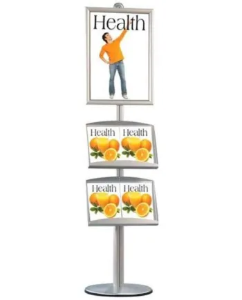 Multi   Stander       Enkeltsidet   Med       Akrylhylder   25mm    1x50x70cm