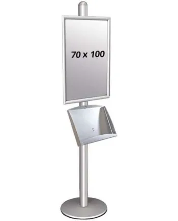 Multi   Stander       Enkeltsidet   Med   Stålhylde   25mm   1x70x100