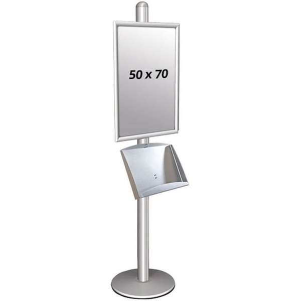 Multi Stander Enkeltsidet Med Stålhylde 25mm X 50x70 Alu