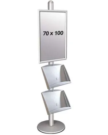 Multi   Stander       Enkeltsidet   Med       Stålhylder   25mm    1x70x100cm