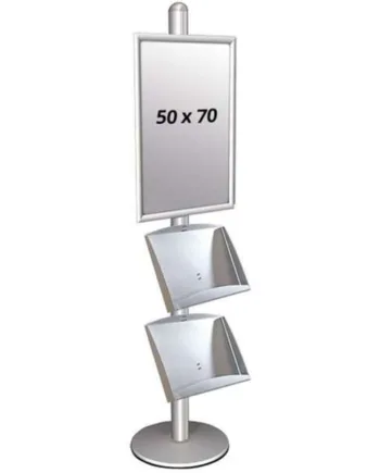 Multi   Stander       Enkeltsidet   Med       Stålhylder   25mm    1x50x70cm