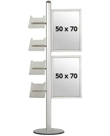 Multi   Stander   18   Enkeltsidet    2x70x50   Slide - In     4xa4   Hylder
