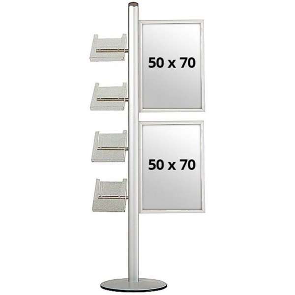 Multi Stander 18 Enkeltsidet 2x70x50 Slide - In 4xa4 Hylder