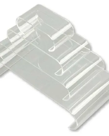 Nesting   Shelves   Rounded       Stk    Transparent