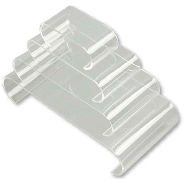 Nesting Shelves Rounded Stk Transparent