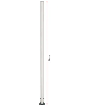 Pole   Stand    180   Cm    Rustfri   Stål    Til   Dispensere