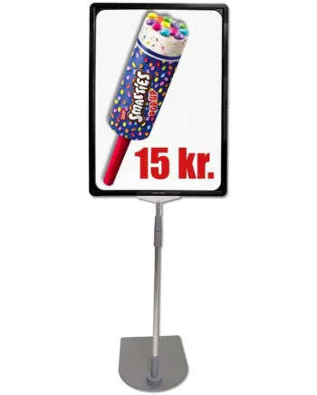 Prisrammesæt    Alu   Fod   Og   Stang    Sort   A3   Ramme    29       X   42cm