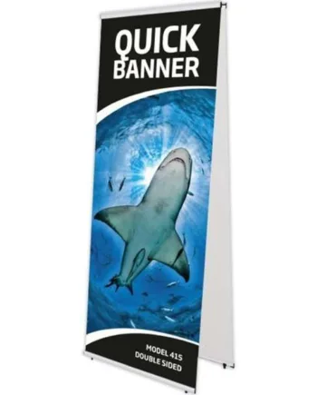 Quick   Banner   Dobbeltsidet   Uden   Banner   Og   Print -  100x200cm