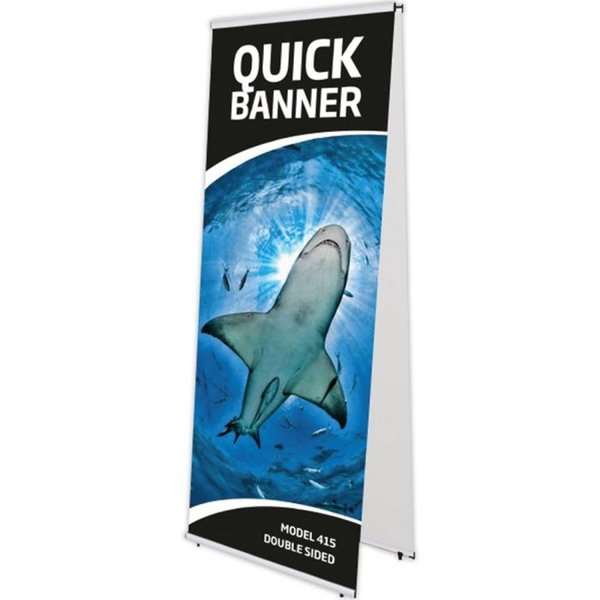 Quick Banner Dobbeltsidet Uden Banner Og Print - 100x200cm