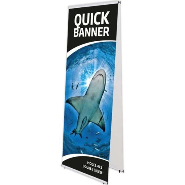 Quick Banner Dobbeltsidet Uden Banner Og Print - 80x200cm