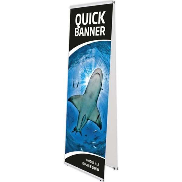 Quick Banner Stand Dobbeltsidet 60 X 200cm