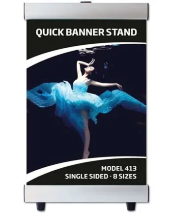 Quick   Banner   Stand    Enkeltsidet    100   X   140   Cm