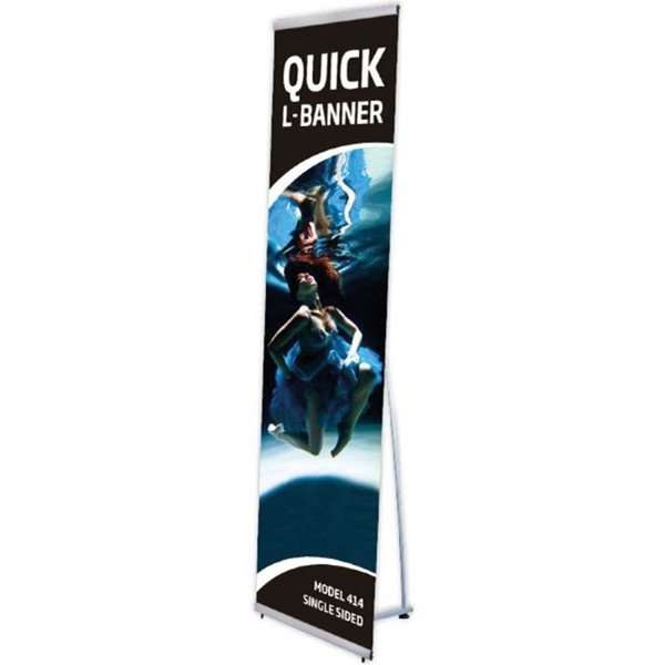 Quick L - Banner Enkeltsidet Uden Banner Og Print - 40x200cm