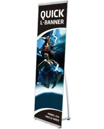 Quick   L - Banner    Enkeltsidet    60   X   200   Cm