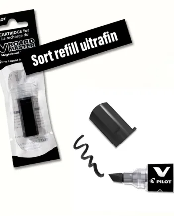 Refill   Til   Ultrafin   Whiteboardmarker   Fra   Pilot    Sort