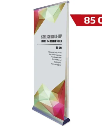Stylish   Roll - Up   Kassette    Dobbeltsidet    Sølv    85   Cm