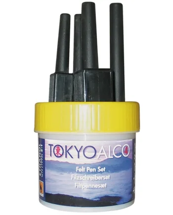 Tokyo   Alco    Sæt   Med       Filtpenne    Gul
